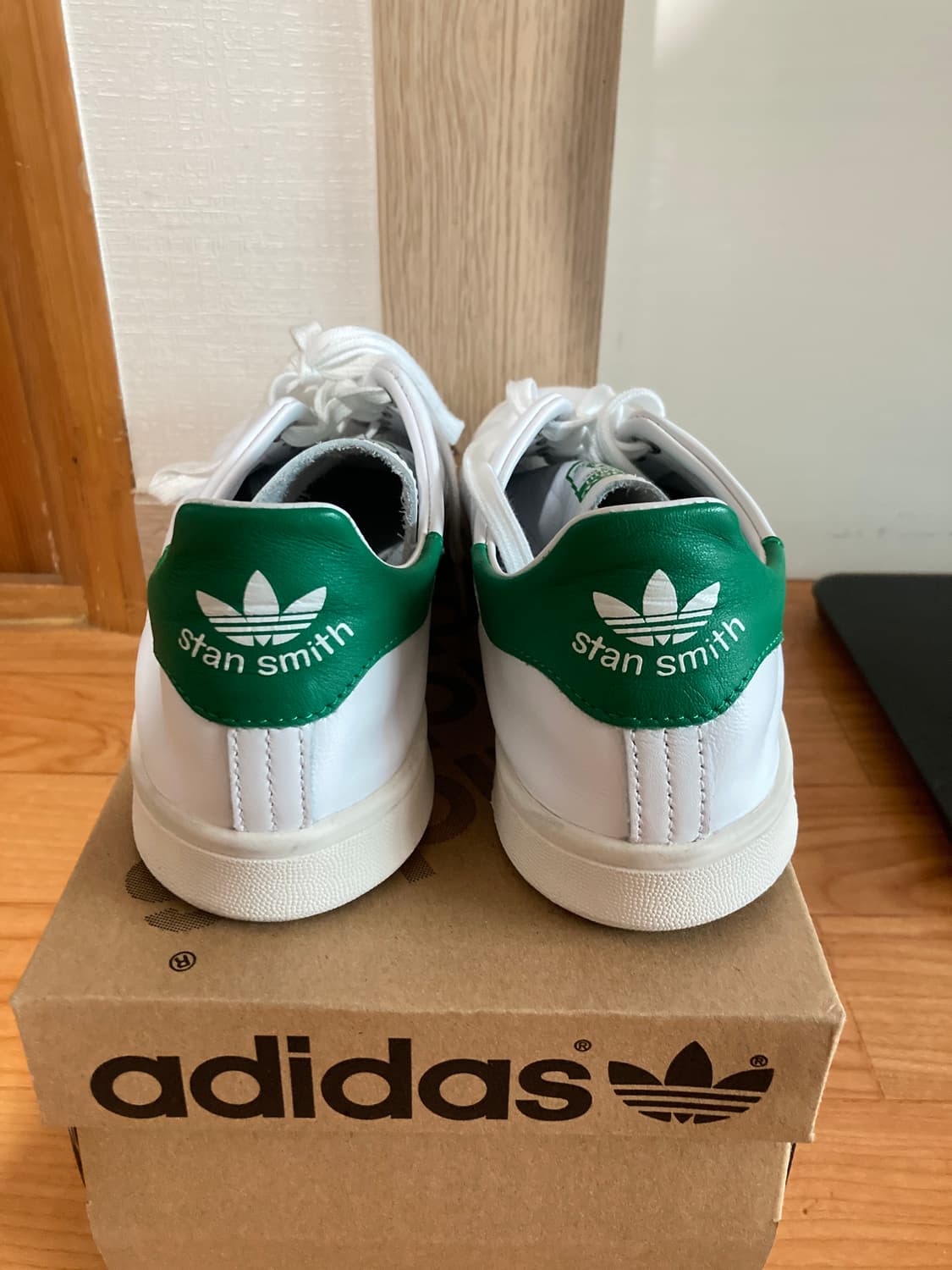 (280) 아디다스 스탠 스미스 데콘 클라우드 화이트 그린 상품이미지6