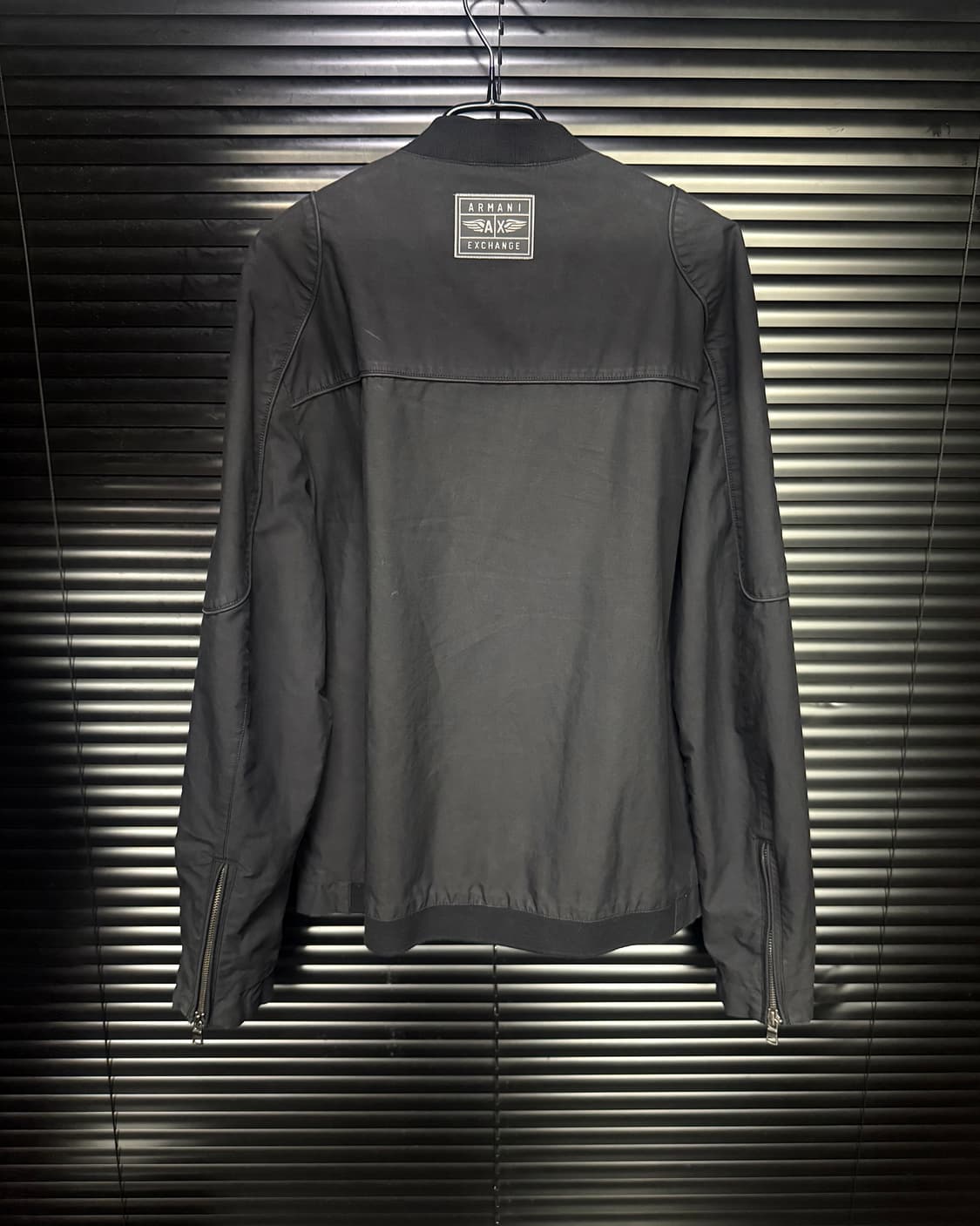 아르마니 익스체인지 알마니 라이더 바이커 워크 자켓 집업 하이넥 M 95 상품이미지5