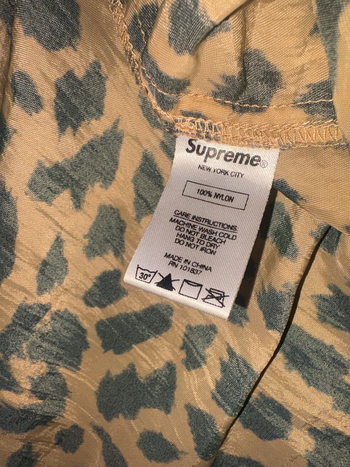 슈프림 치타 호피 바람막이 상품이미지4