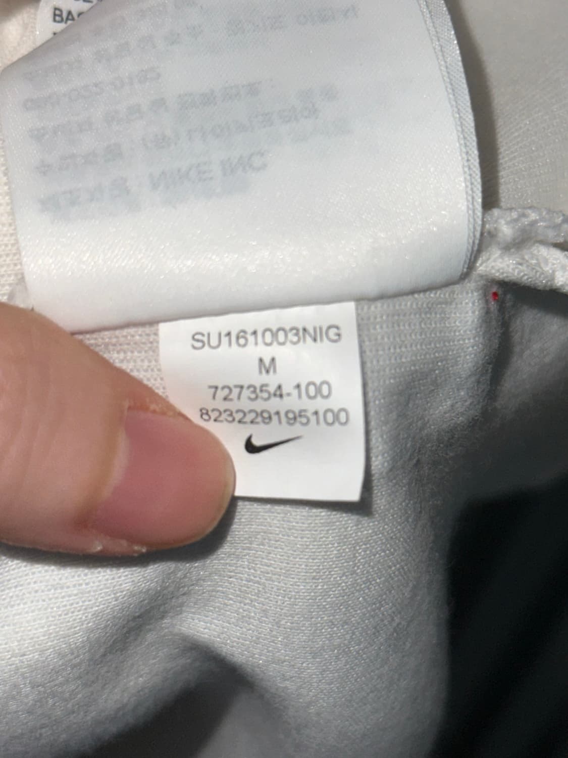 [M] 나이키 NSW 탱크탑 화이트 사이드 파이핑 농구 민소매 상품이미지6