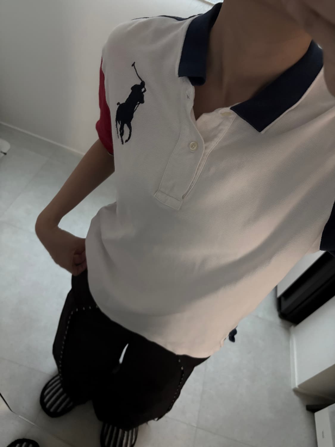 대장)빅포니 성조기 반팔 카라티 상품이미지2