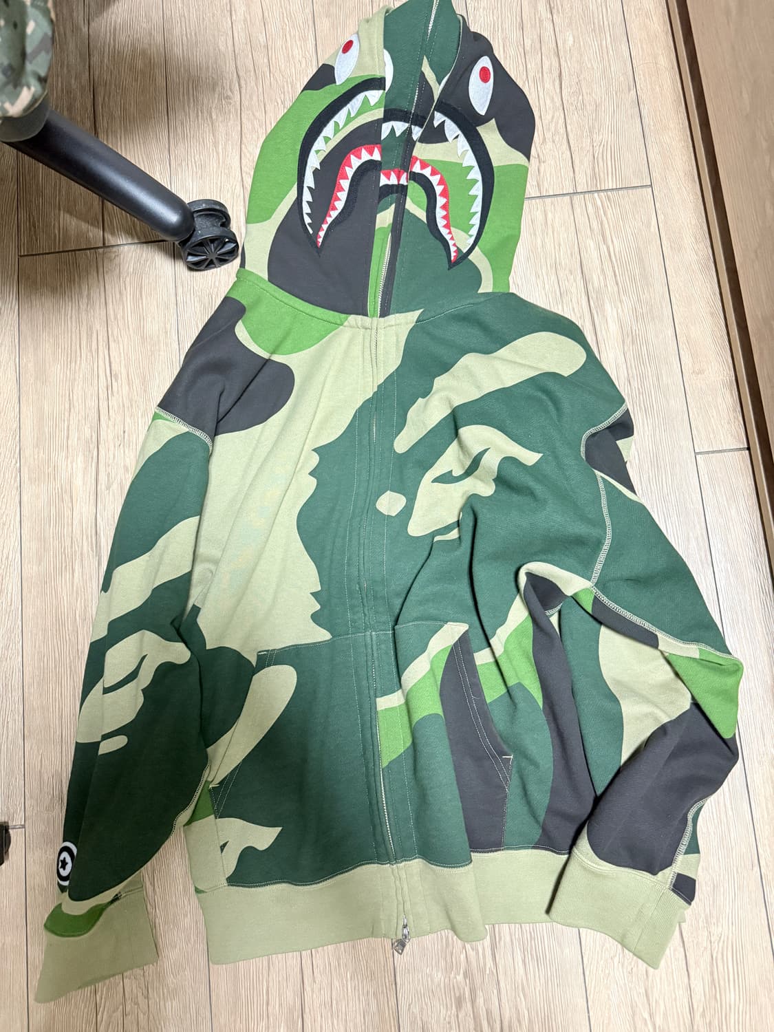 베이프 후드집업 2XL 상품이미지1