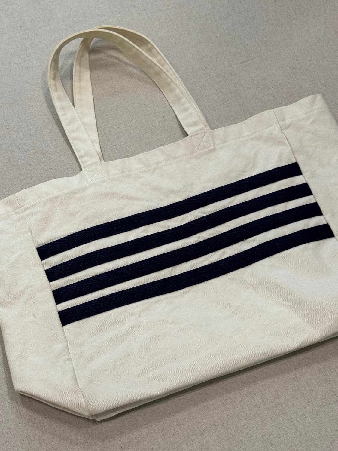 꼼데가르송 옴므 스트라이프 토트백 상품이미지4