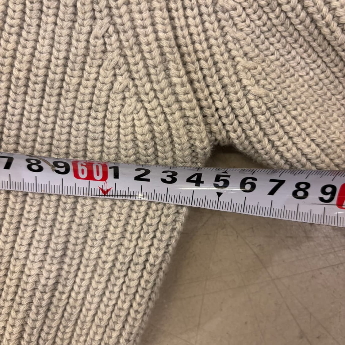 후브스 골지 니트 집업 상품이미지5