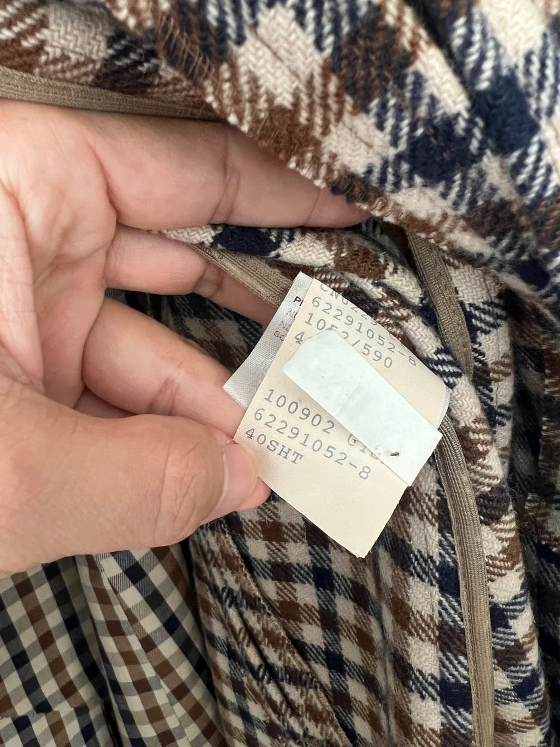 아쿠아스큐텀 버버리 코트 40 상품이미지6