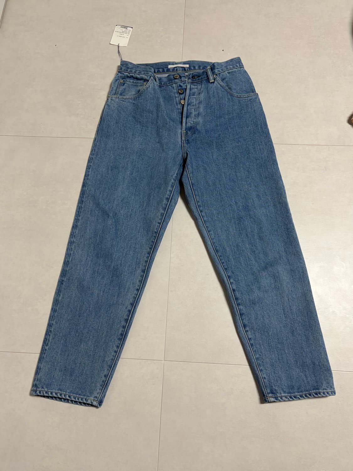 하츠키 루즈테이퍼드 아이스블루 2사이즈 상품이미지1