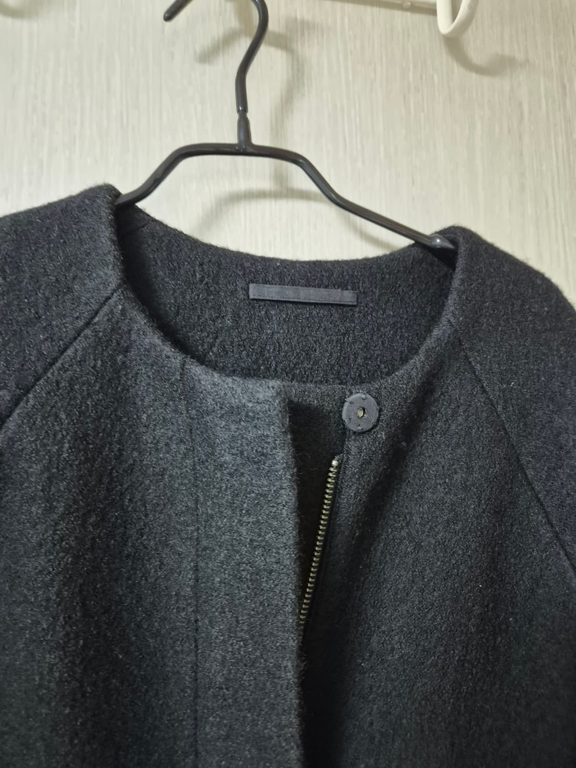 COS 코스 울100% 부클 코트 36 (55) 블랙 상품이미지3