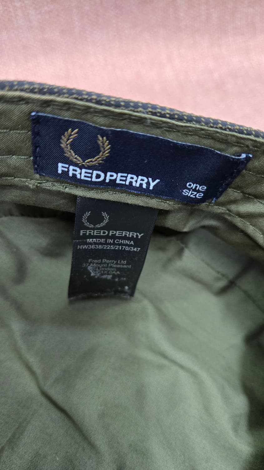 [정품] 프레드페리 마이크로 체크 밀리터리 캡 (HW3638) 상품이미지7