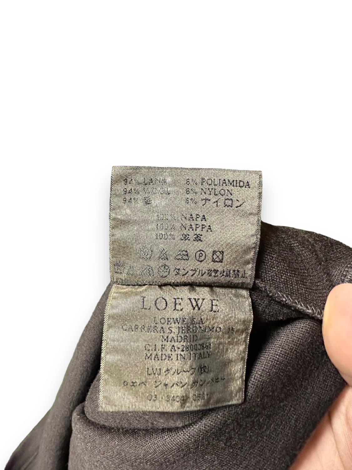 로에베 울 기모노 브이넥 니트 LOEWE 상품이미지8