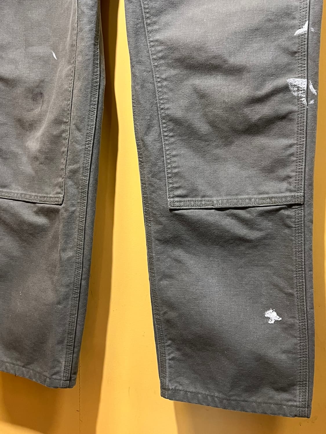 [34x32] 칼하트 더블니 워크팬츠 B136 MOS 모스그린 빈티지 상품이미지7