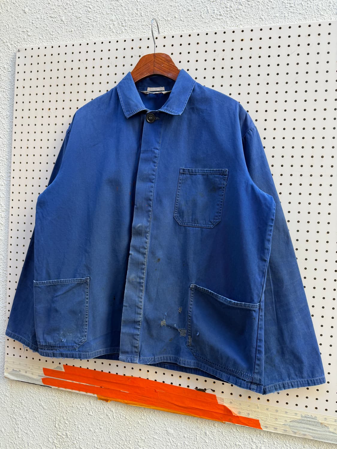 FADED WASHED BLUE REPAIR OLD 프렌치워크자켓 상품이미지3