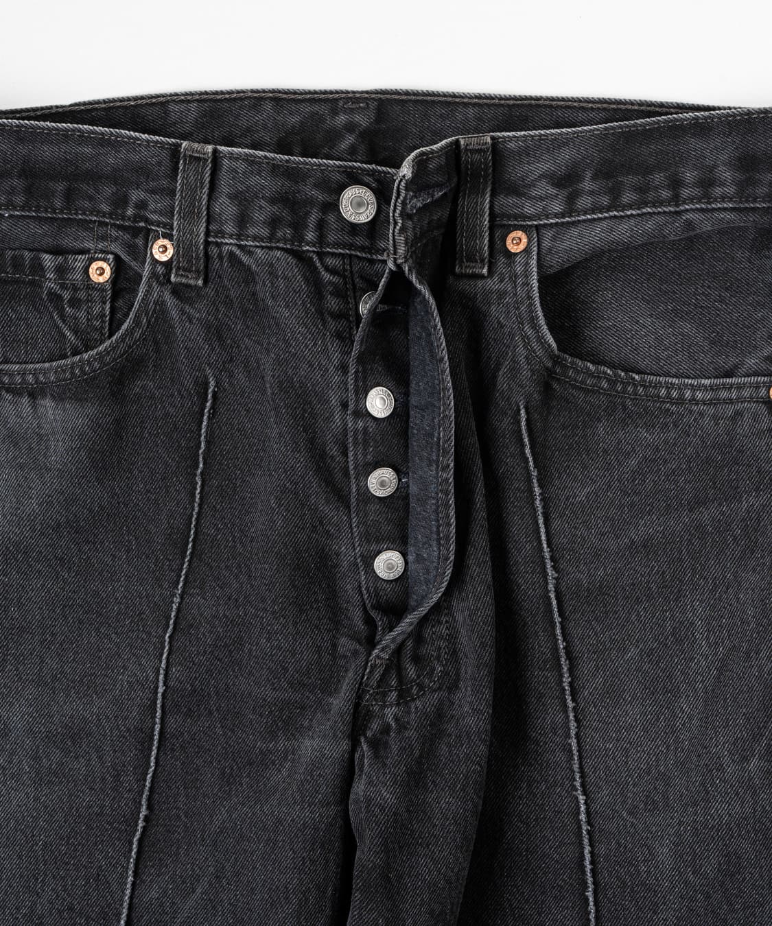 (32) 90's 리바이스 501 USA Made Black Washed 상품이미지4