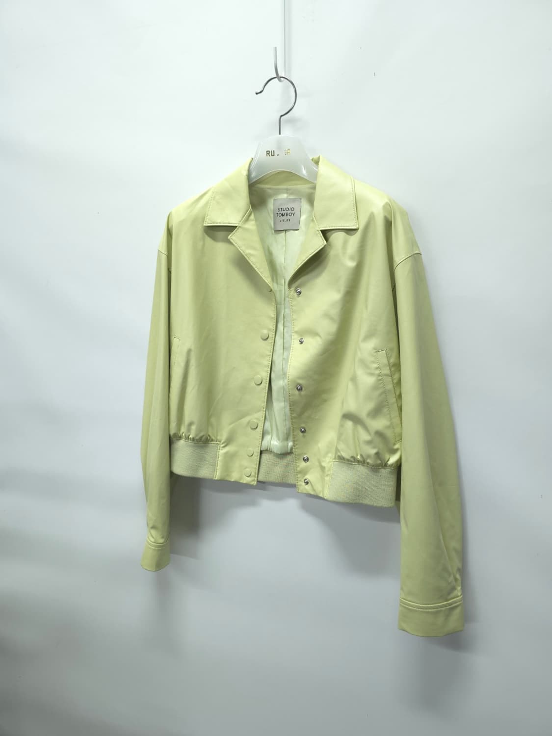 스튜디오 톰보이 아뜰리에 라인 크롭 레더 자켓(55) 상품이미지2