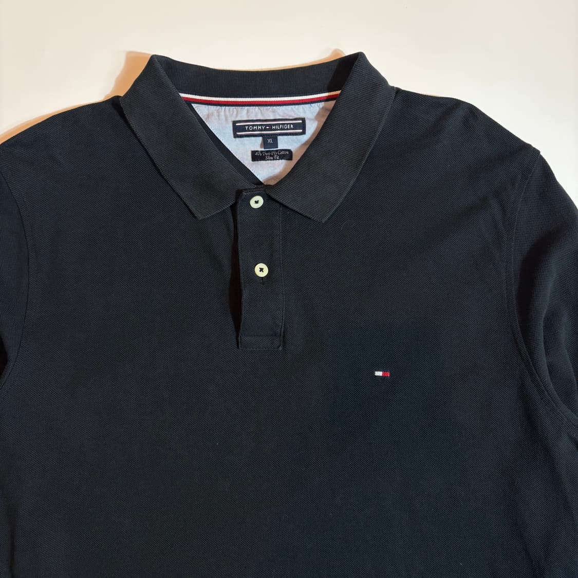 타미힐피거 플래그 로고 긴팔 카라 티셔츠 상품이미지2