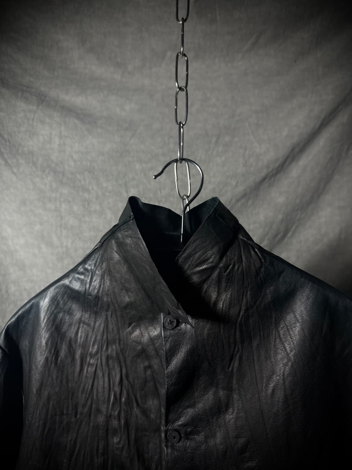 m.a+ Lamb Leather Wrinkle Shirt Jacket 상품이미지9