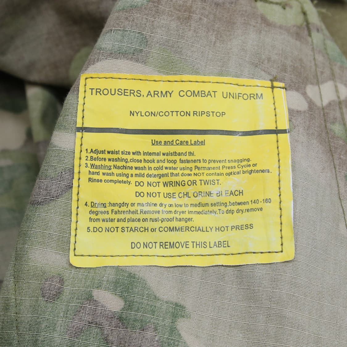 (착용컷) U.S.ARMY 립스탑 컴뱃 자켓 (남성용 110) 상품이미지9