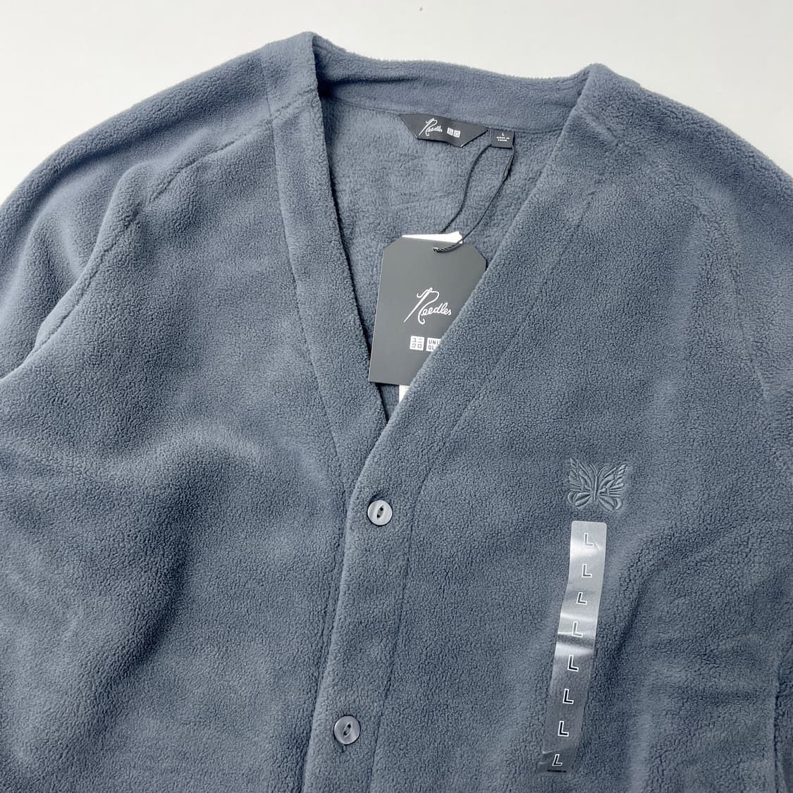 [택포] 유니클로 니들스 후리스 그레이 L 상품이미지1