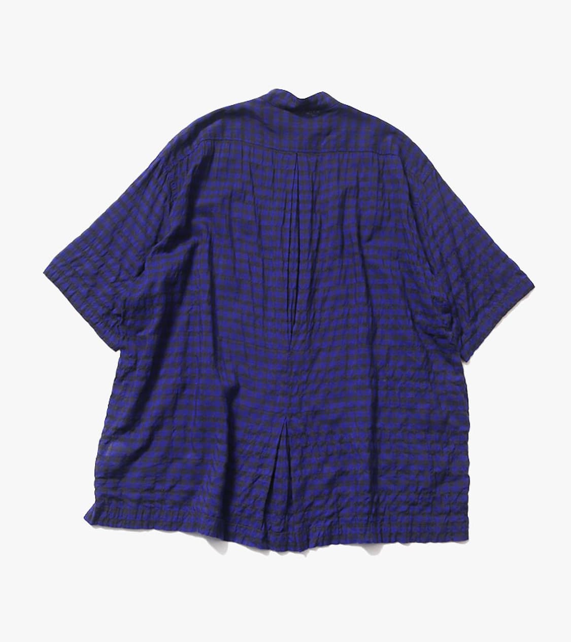 NANO UNIVERSE - BAND COLLAR CHECK SHIRT 상품이미지8