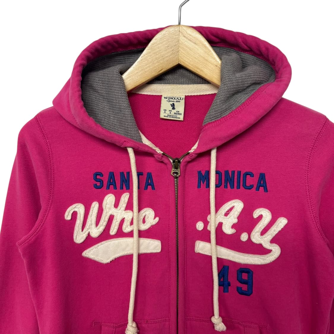 후아유 아치로고 후드집업 상품이미지2