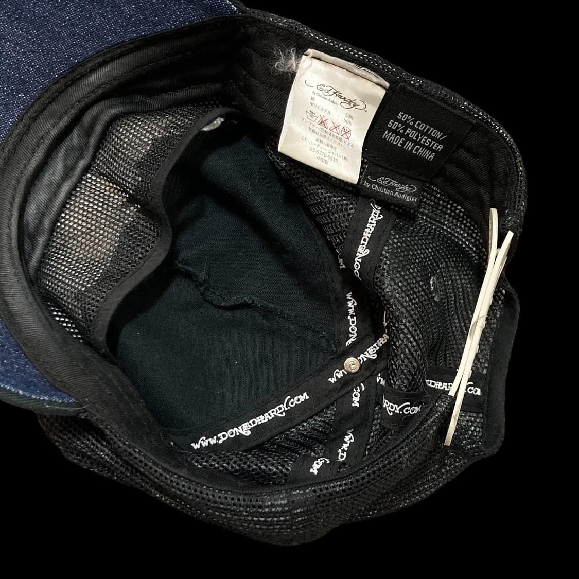 Ed hardy 레터링 매쉬 트러커 캡 상품이미지4