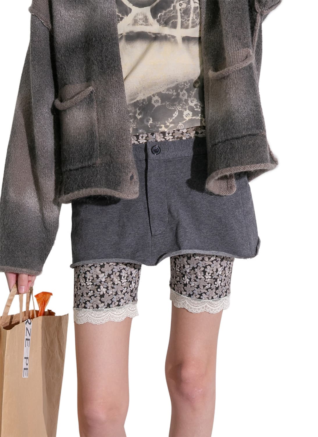 퍼버즈 25FW 레이스 쇼츠 상품이미지1