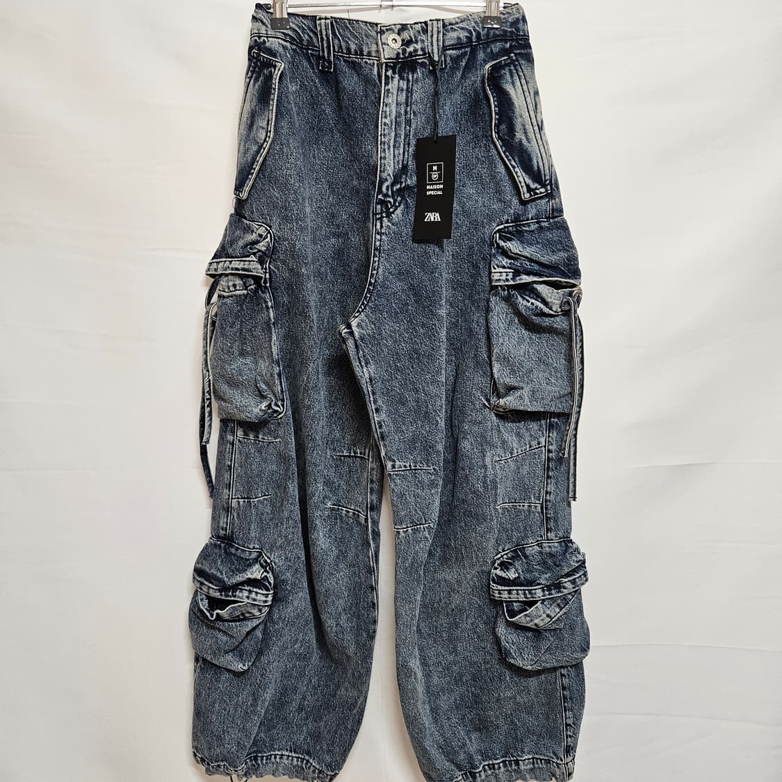 S 자라 메종스페셜 데님 카고팬츠 상품이미지1
