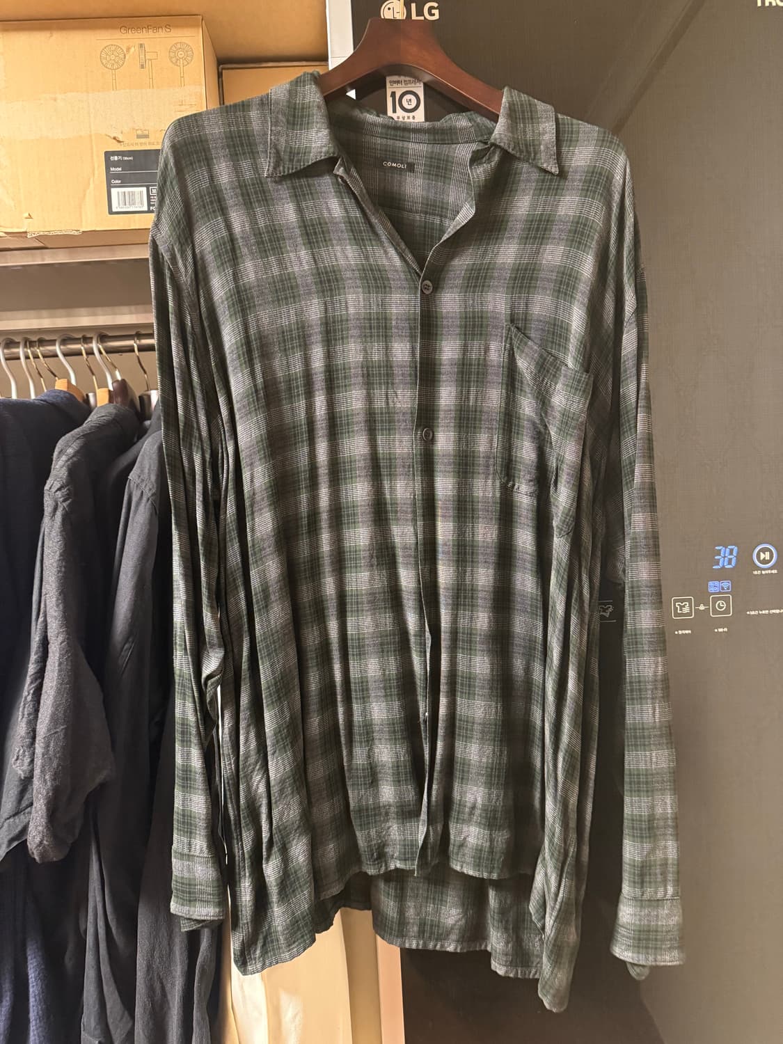 comoli 코모리 레이온 셔츠 상품이미지1