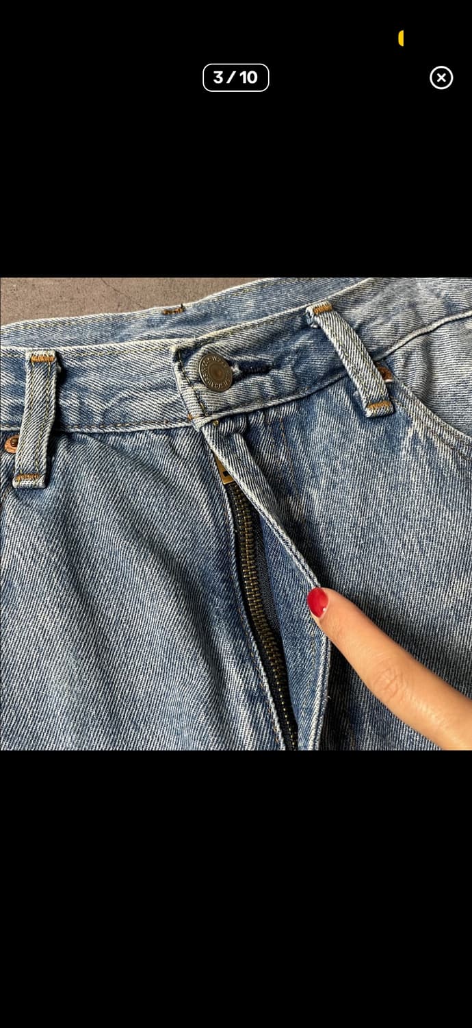 Levi’s 리바이스 551 어센틱 스프레이트 핏 데님 팬츠 A00642 상품이미지3