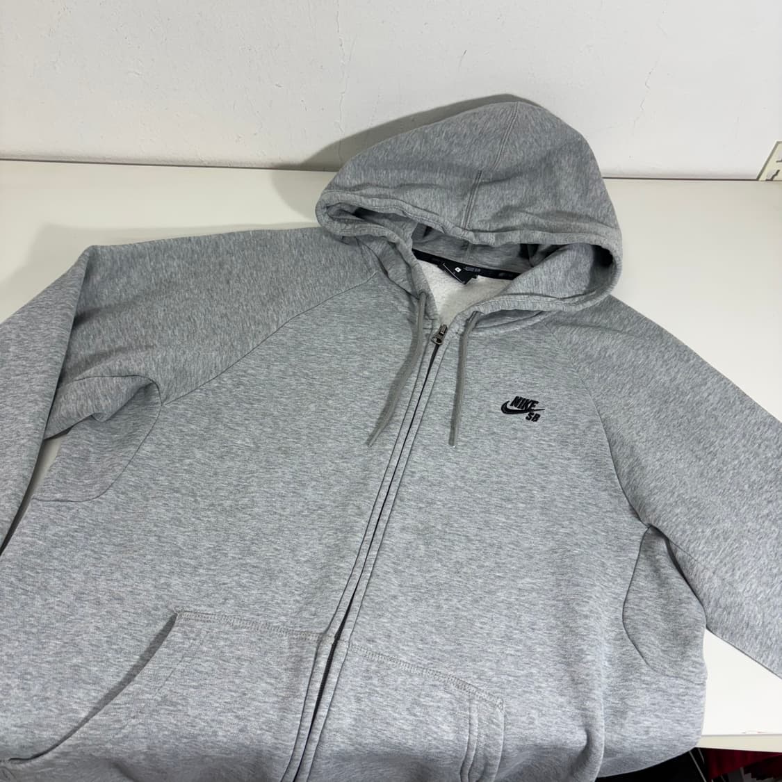 L 나이키SB 그레이 후드집업 상품이미지1