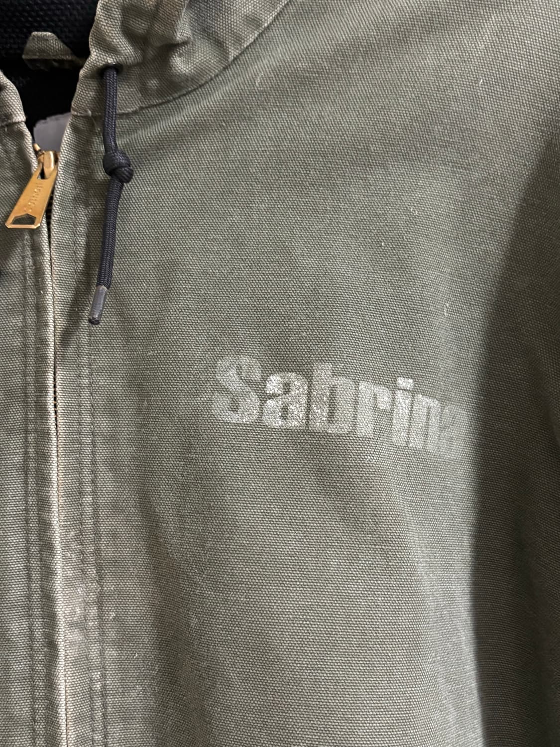 빈티지 칼하트 J131 액티브 자켓 그린 상품이미지4