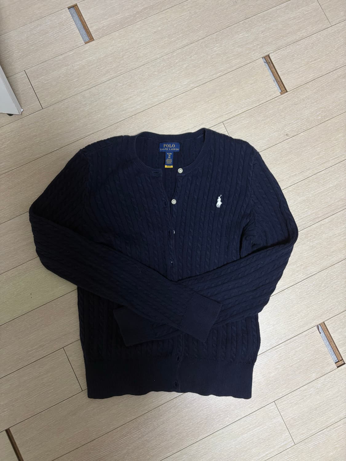 폴로 랄프로렌 키즈 가디건 네이비 상품이미지2