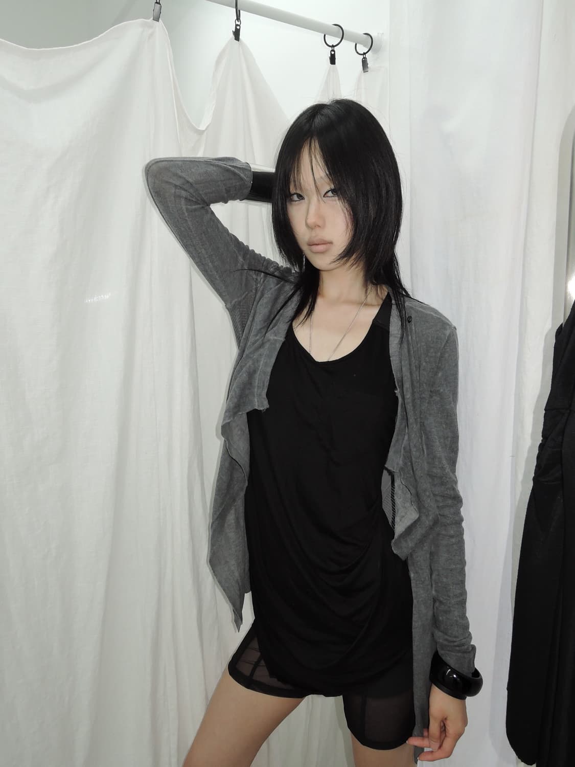 Diesel Asymmetric Layered cardigan 상품이미지2
