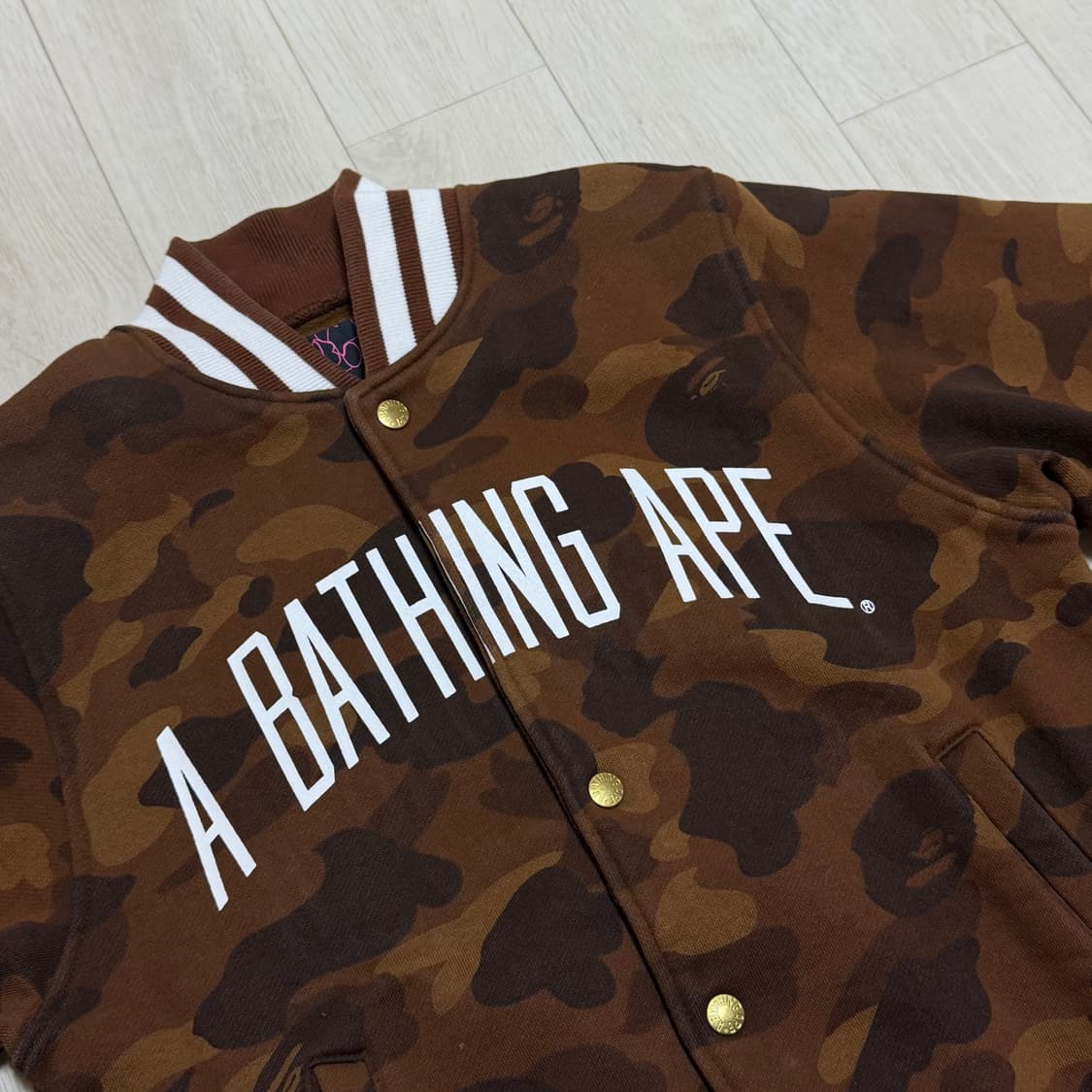 베이프 카모 바시티 자켓 상품이미지1