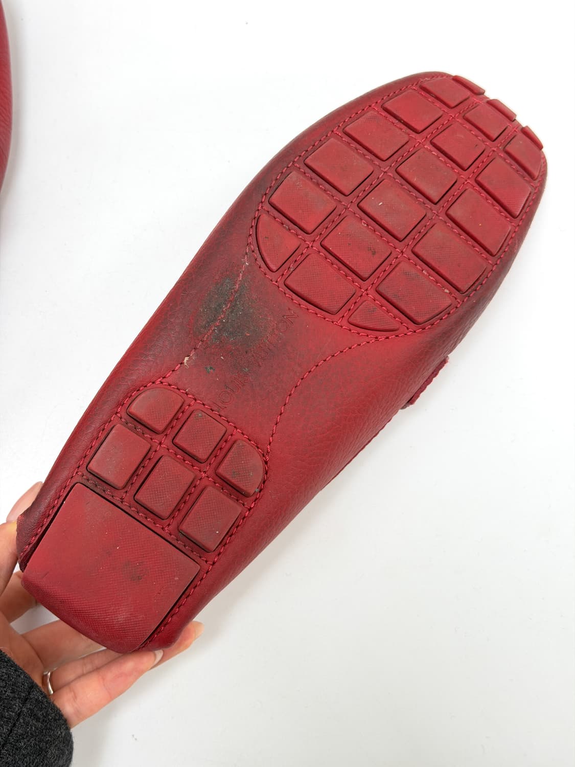 루이비통 페블 레더 드라이빙 슈즈 상품이미지7