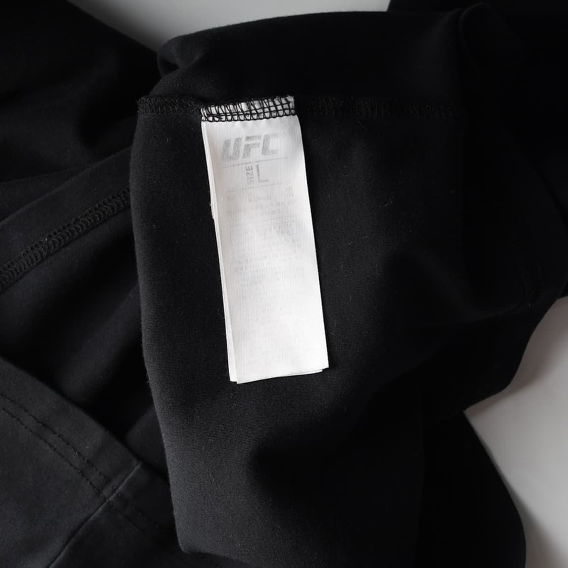 UFC 블랙 스몰 로고 반팔 티셔츠 L 상품이미지6