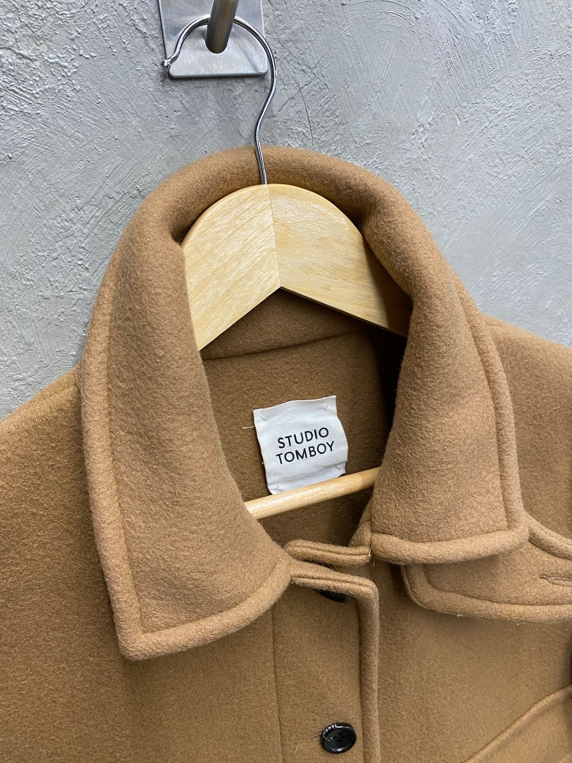 [M/Free] Studio Tomboy 울 크루즈 헌팅 자켓 상품이미지8