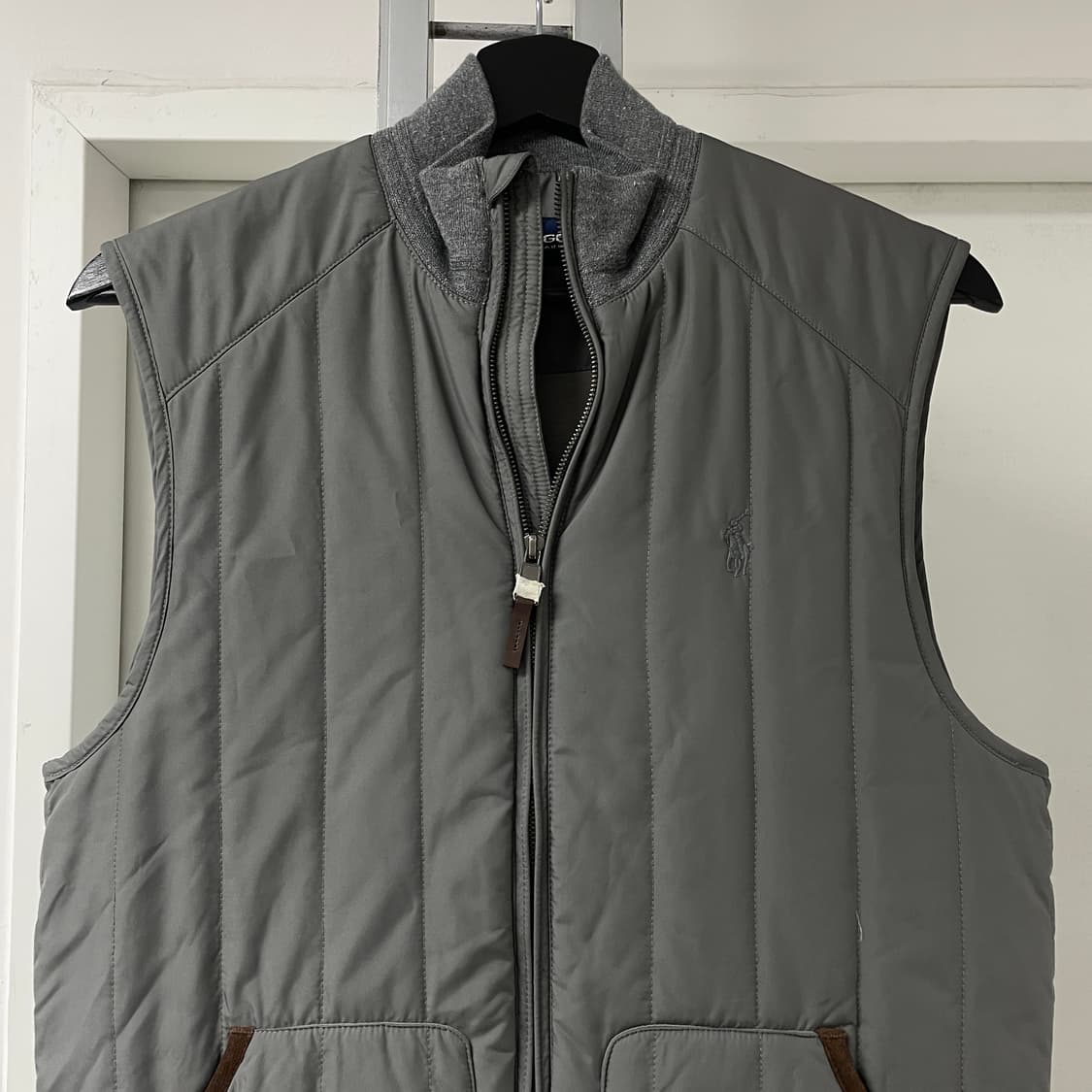 폴로 누빔 조끼 그레이 XS(W) 상품이미지2