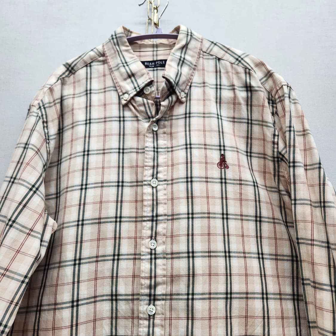 빈폴 로고 체크패턴 셔츠 100(L) 상품이미지2