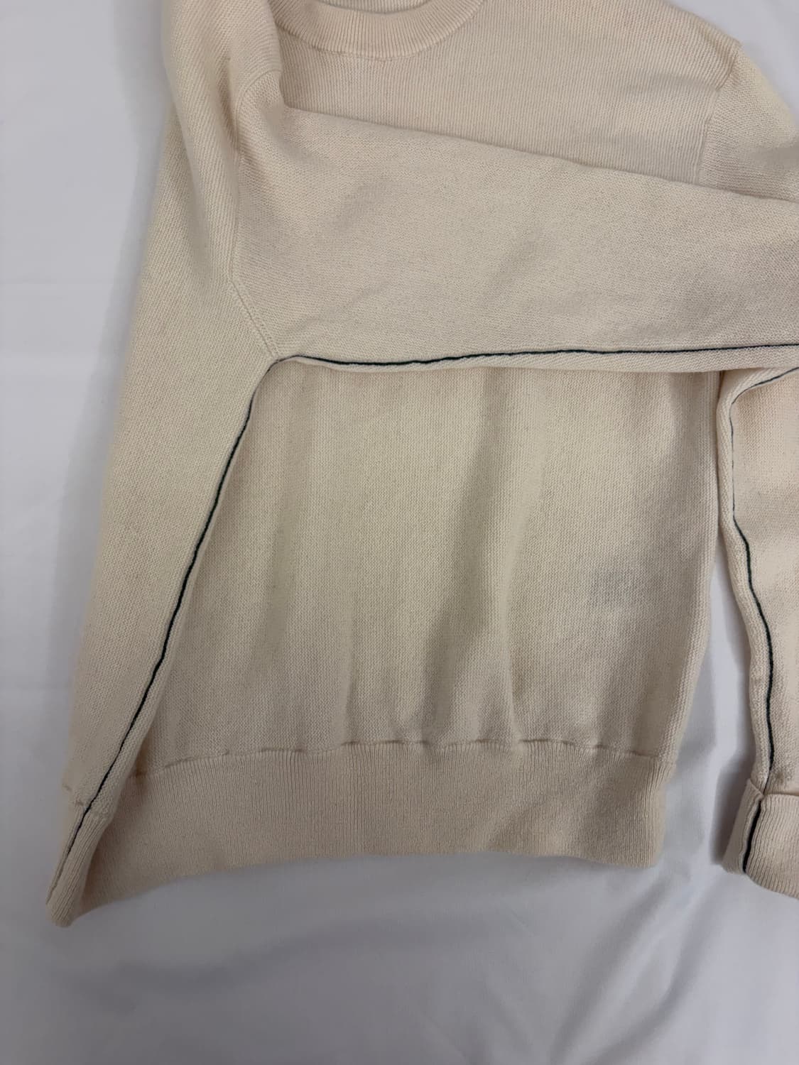 [38] 라코스테 아이보리 니트 스웨터 상품이미지3