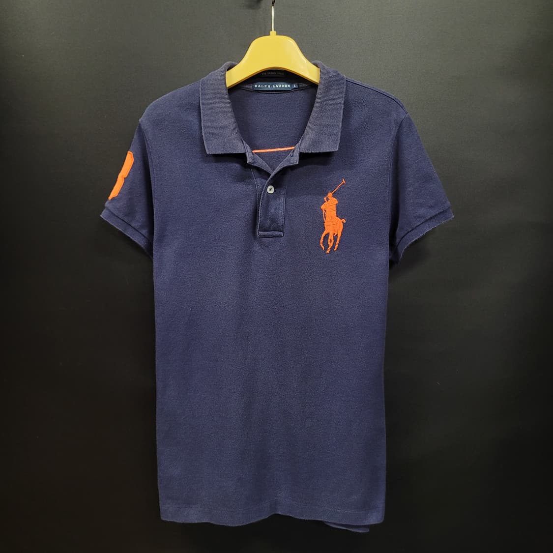 Ralph Lauren 랄프로렌 빈티지 빅포니 자수로고 스키니핏 셔츠  상품이미지1