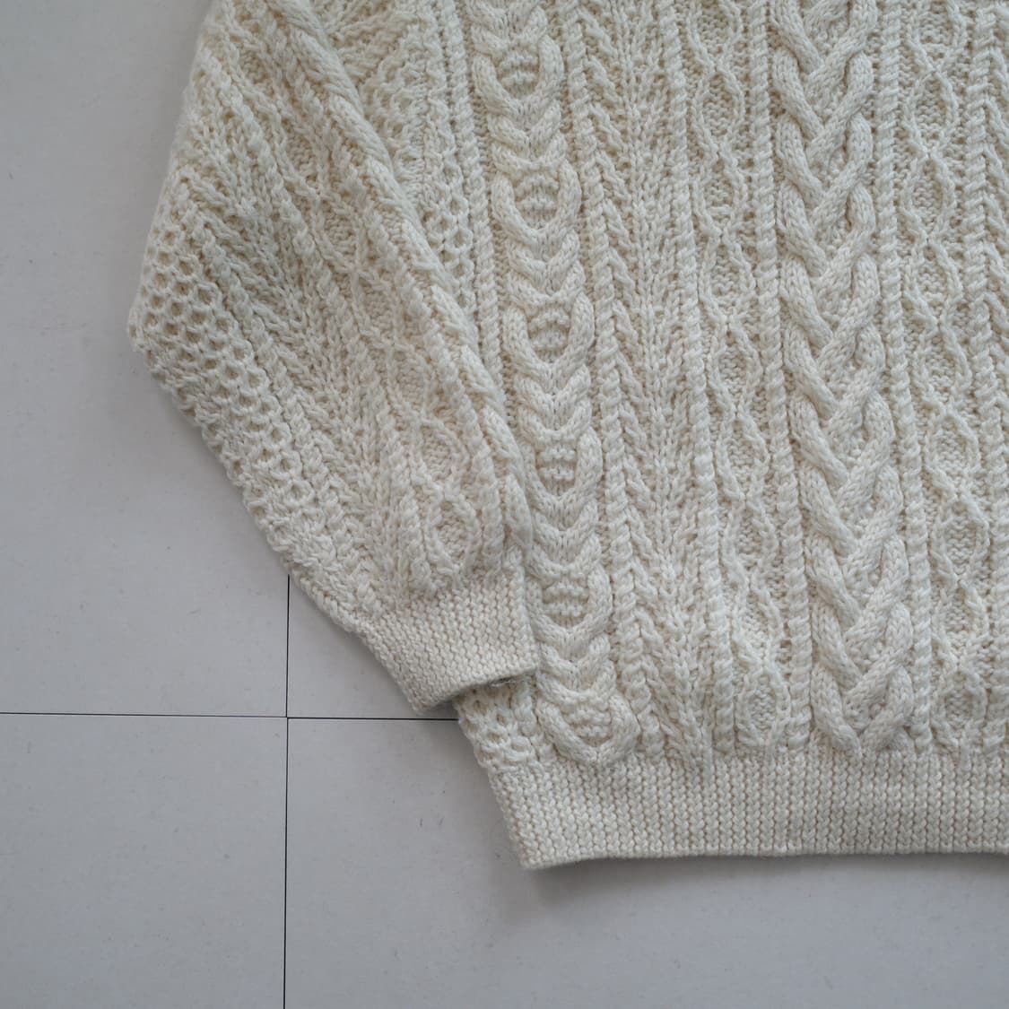 90s 컬러스 알렉산더줄리안 피셔맨 케이블니트 M 상품이미지4