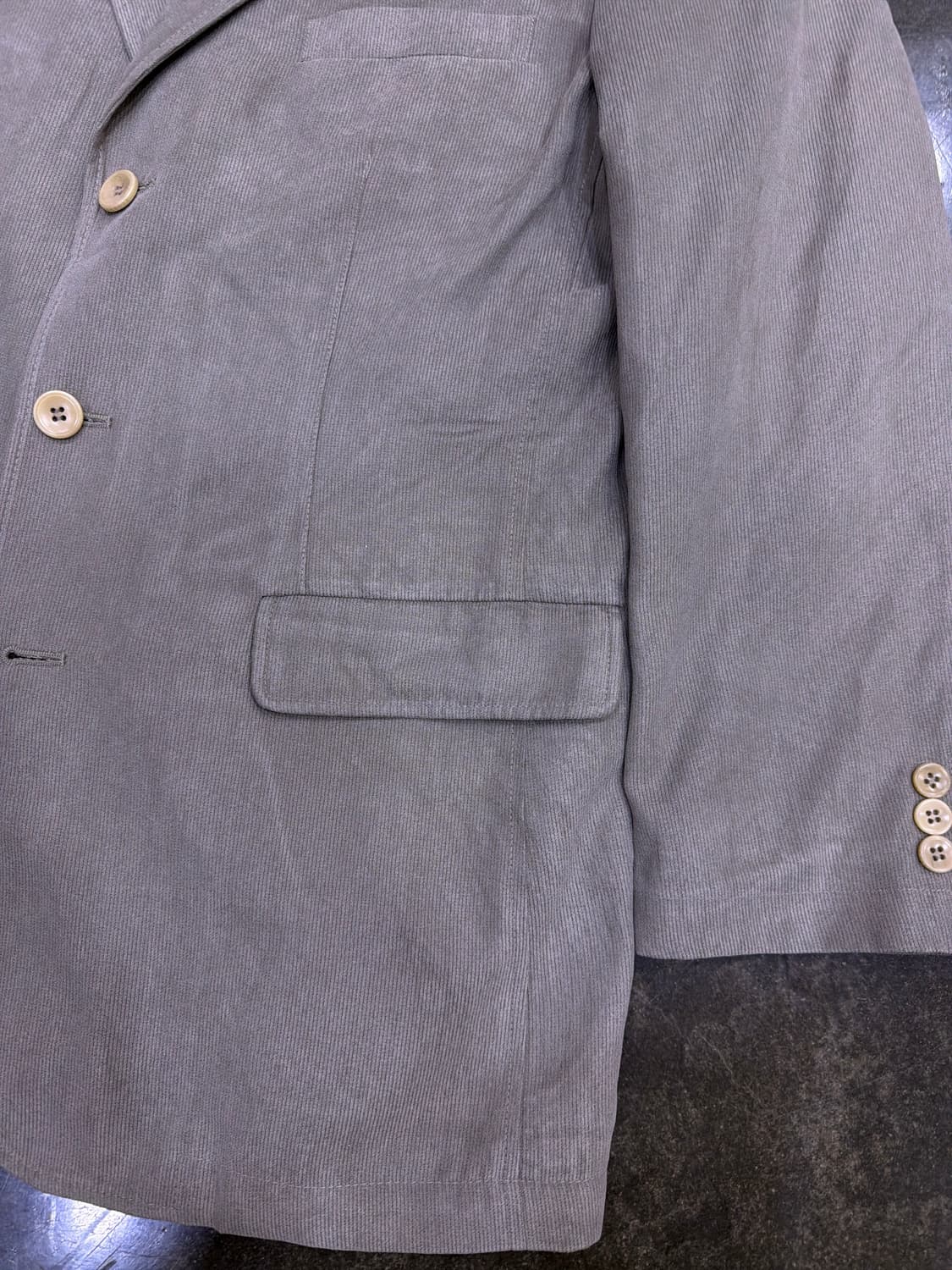 라코스테 코듀로이 캐쥬얼 싱글 3버튼 자켓 블레이저 95 상품이미지5