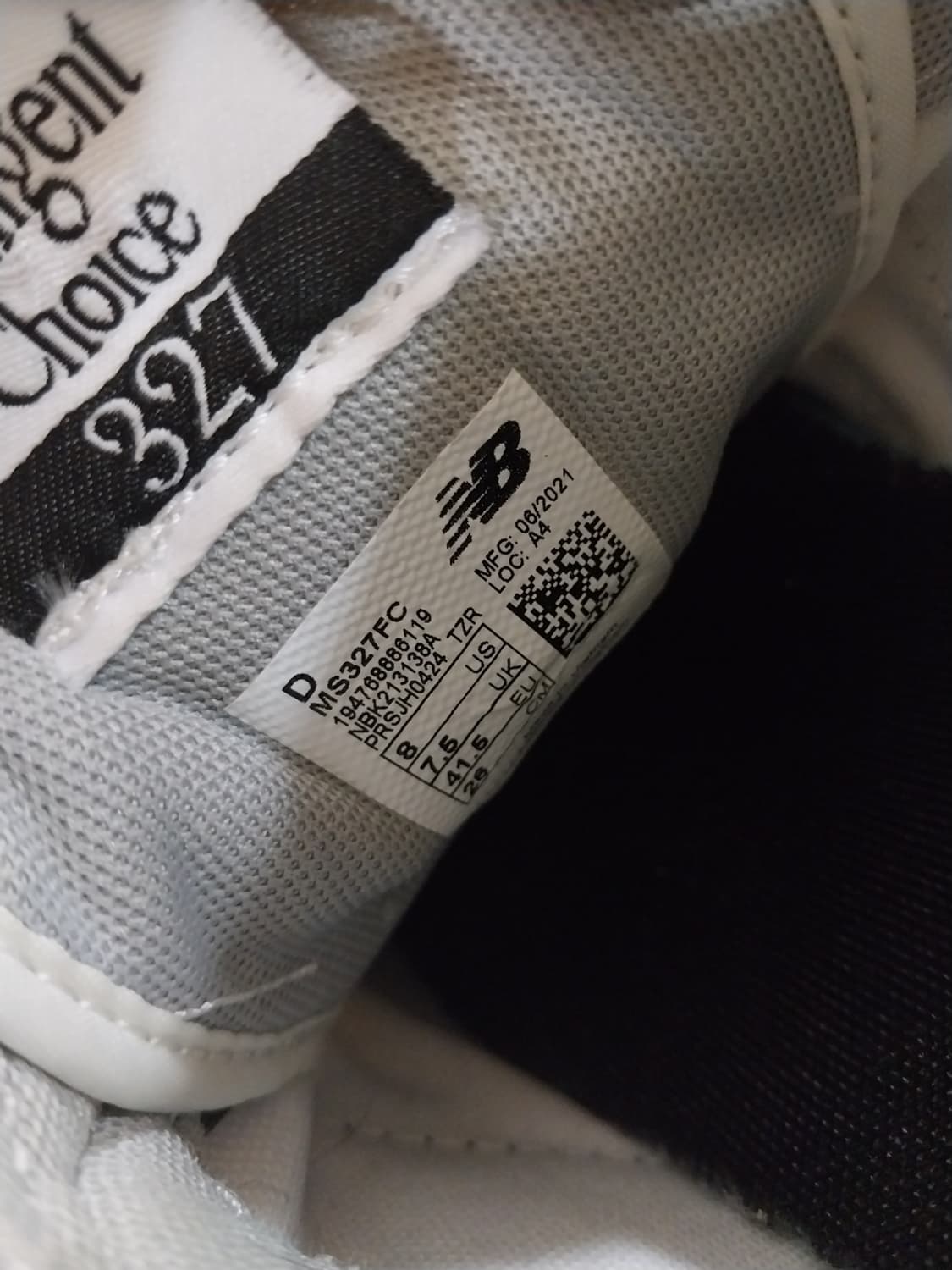 남성 뉴발란스 327 그레이퍼플 운동화 (260) 상품이미지10