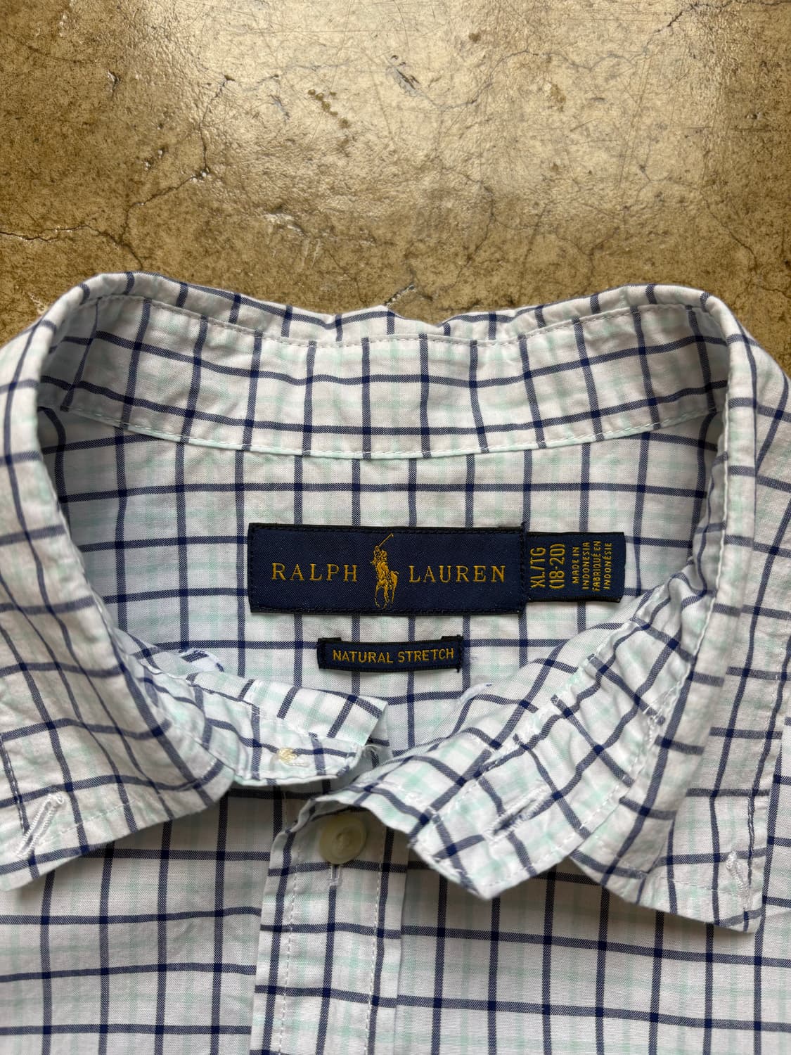 폴로 신형라벨 체크 셔츠 상품이미지4