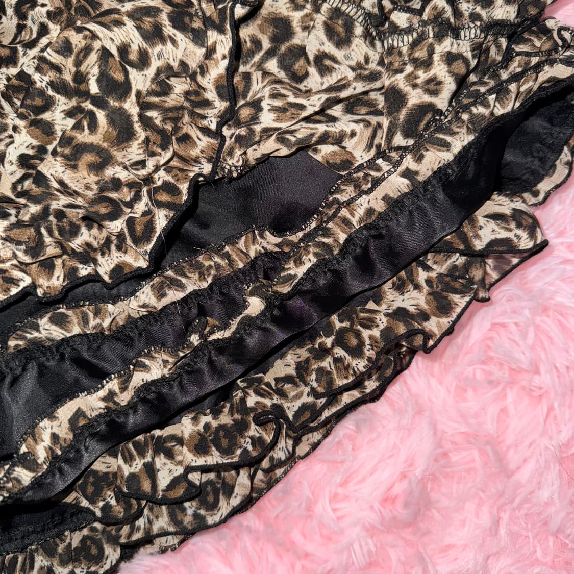 오네갸루 호피 캉캉 스커트 상품이미지2