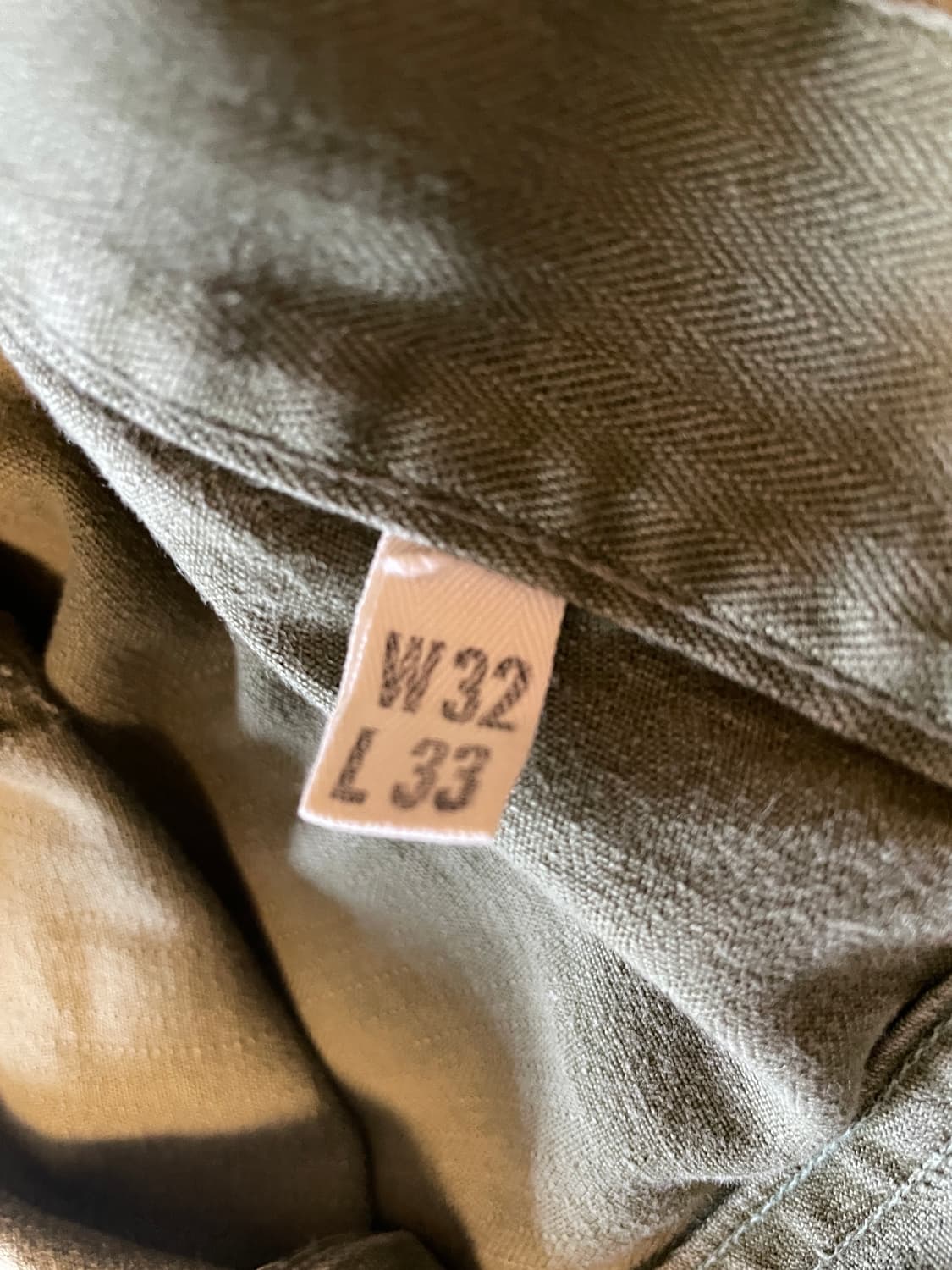 OG 1940s US Army M-43 HBT Trousers 상품이미지5