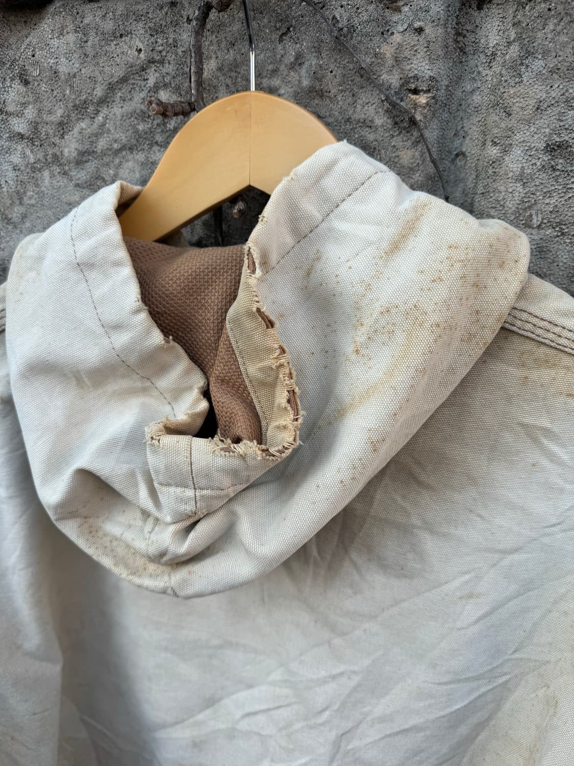 90s 칼하트 빈티지 jr106 하드페이딩 덕 액티브 후드 워크 자켓 상품이미지8