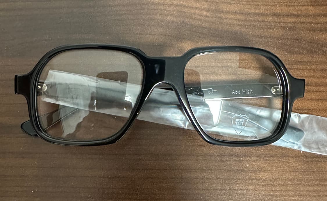 JULIUS TART OPTICAL ACE HIGH BLACK 새상품 상품이미지2