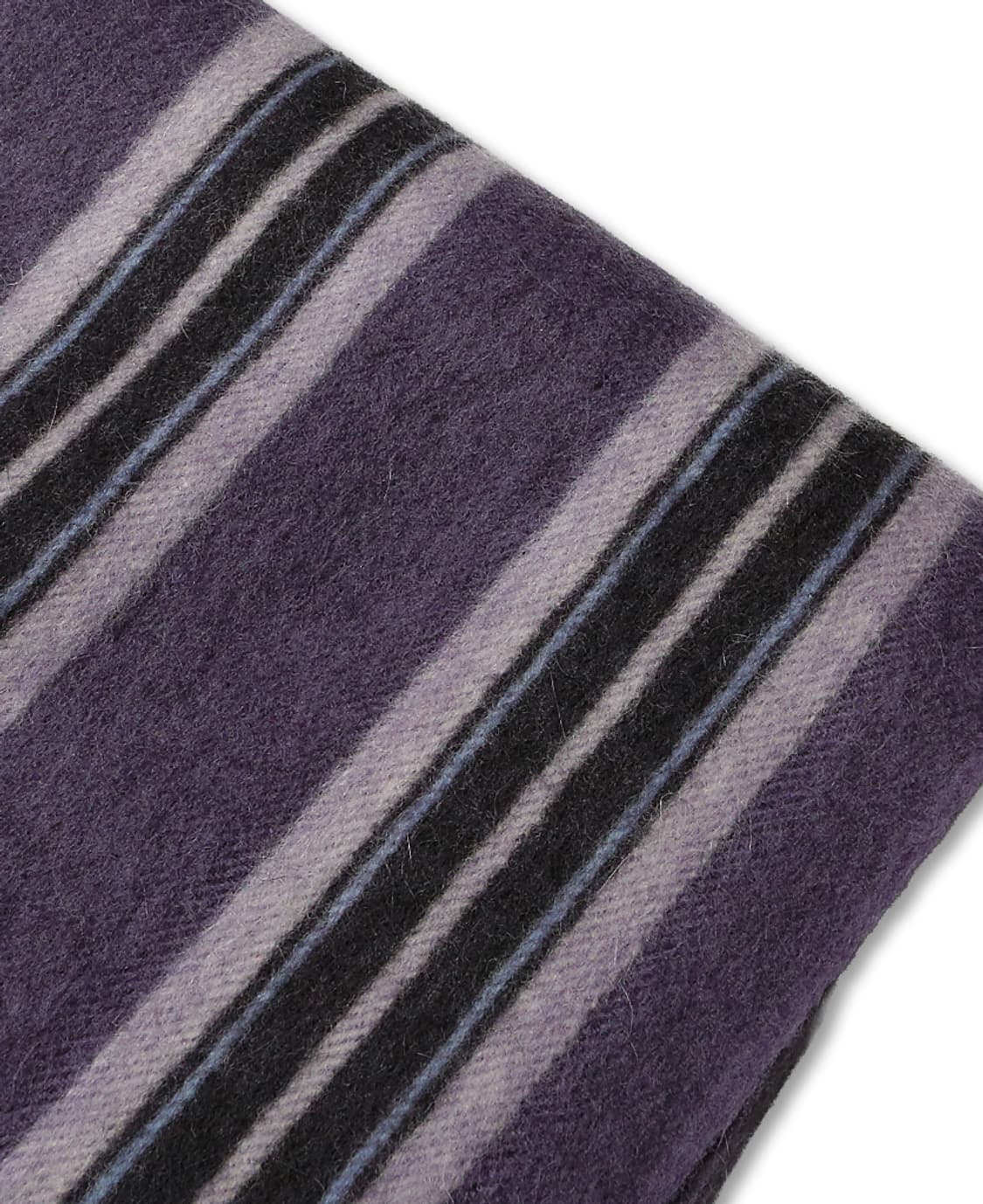드레익스 [Drake's] 퍼플 스트라이프 바니스 뉴욕 울 앙고라 머플러 상품이미지3