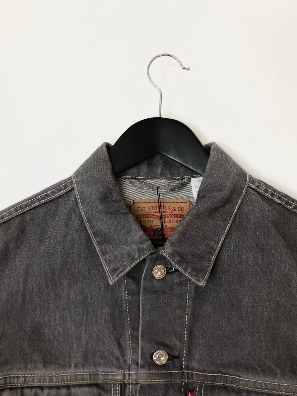 Levi's 리바이스 그레이 데님 자켓 상품이미지3